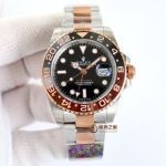 Clean Factory ROLEX GMT-Master ii 2836/3186/3285 Movement 904L Steel GMT Black Watch